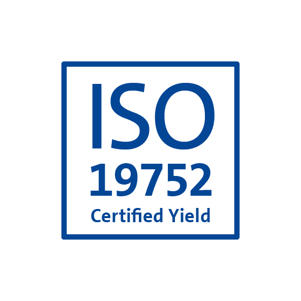 Certified Yield according to ISO 19752