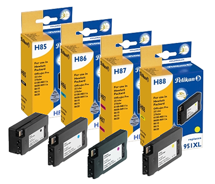 cartouches d'encre HP 950 noir , cartouche d'imprimantes HP 951 couleurs ,  cartouches d'encre HP 950XL , cartouche HP 951XL